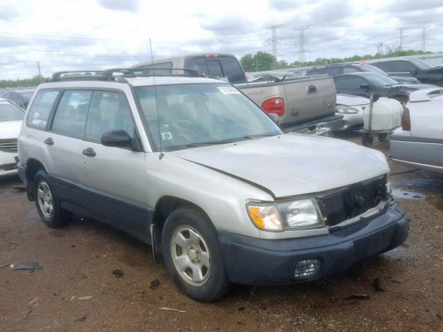 JF1SF6358YH727195 - 2000 SUBARU FORESTER L SILVER photo 1