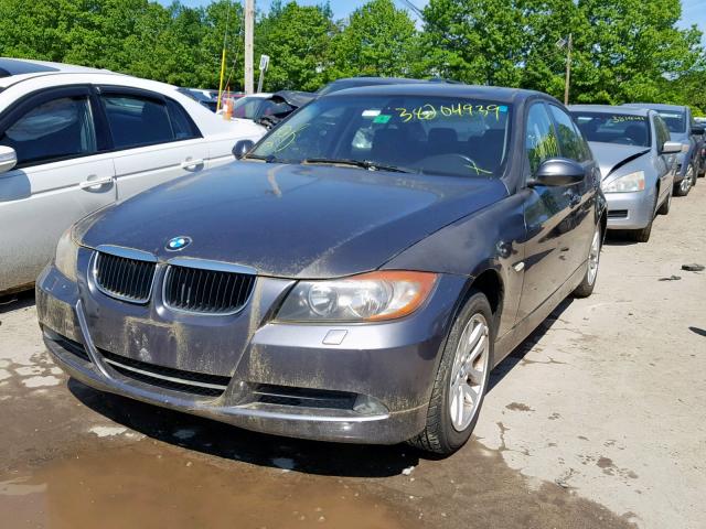 WBAVD13596KV13460 - 2006 BMW 325 XI GRAY photo 2