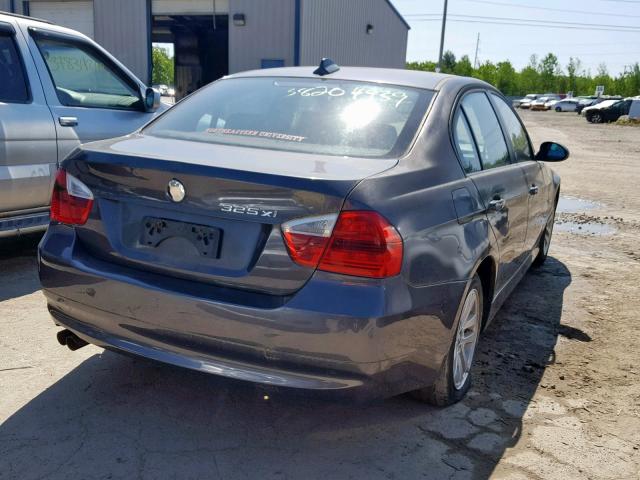 WBAVD13596KV13460 - 2006 BMW 325 XI GRAY photo 4