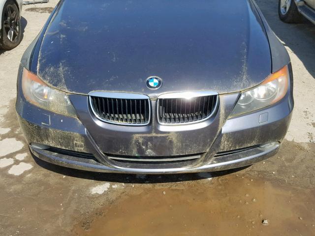 WBAVD13596KV13460 - 2006 BMW 325 XI GRAY photo 7