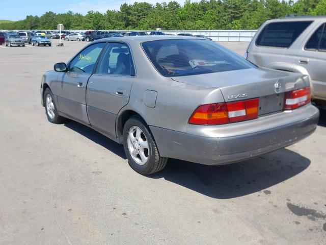 JT8BF28G4Y0264076 - 2000 LEXUS ES 300 GRAY photo 3