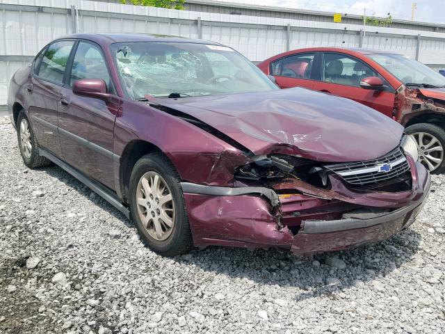 2G1WF52E739249400 - 2003 CHEVROLET IMPALA MAROON photo 1