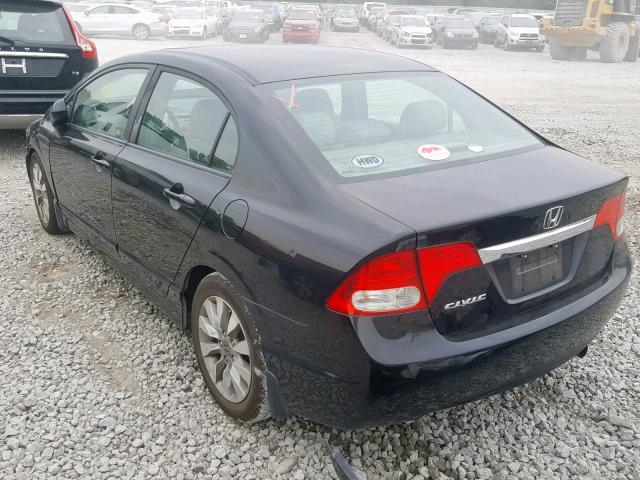 19XFA1F95BE007670 - 2011 HONDA CIVIC EXL 黑色 照片 3
