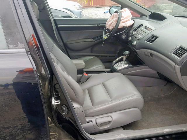 19XFA1F95BE007670 - 2011 HONDA CIVIC EXL 黑色 照片 5