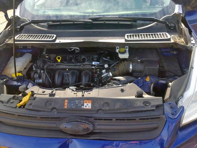 1FMCU0F79EUC68398 - 2014 FORD ESCAPE S BLUE photo 7