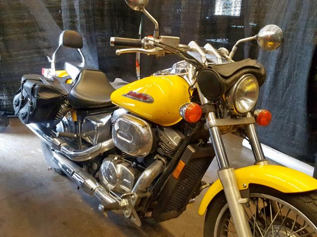 JH2RC44082K620920 - 2002 HONDA VT750 DC YELLOW photo 9