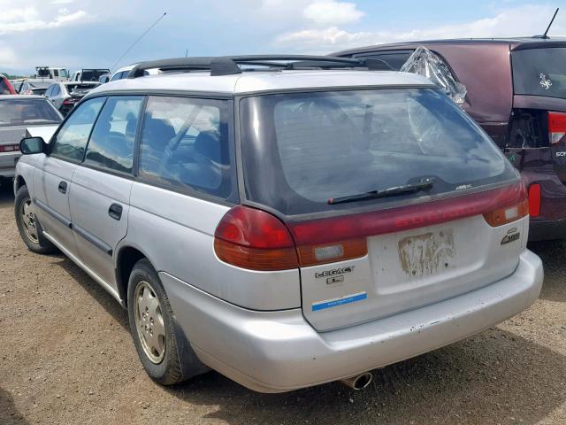 4S3BK4351W6318751 - 1998 SUBARU LEGACY L SILVER photo 3