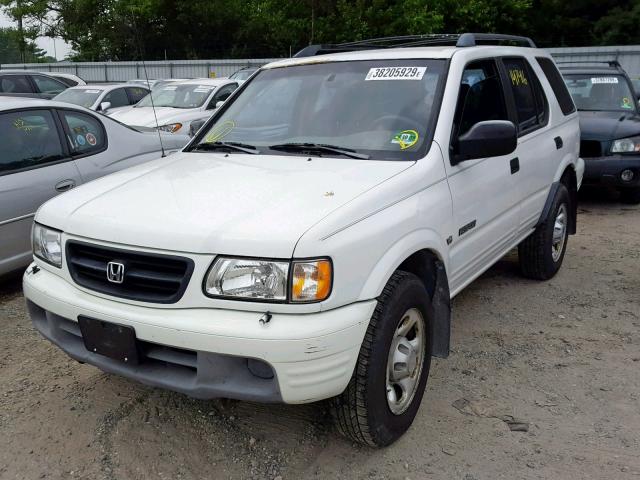 4S6CK58W714405279 - 2001 HONDA PASSPORT E WHITE photo 2