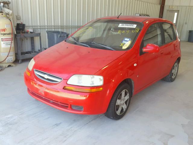 KL1TD66628B262626 - 2008 CHEVROLET AVEO BASE 红色 照片 2