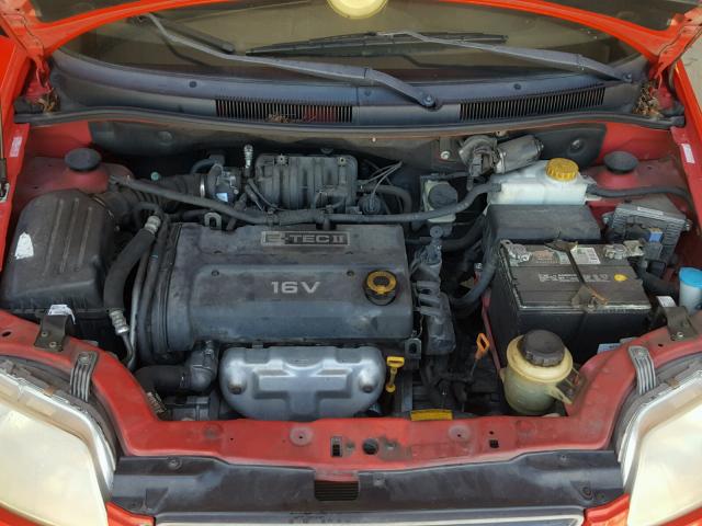KL1TD66628B262626 - 2008 CHEVROLET AVEO BASE 红色 照片 7