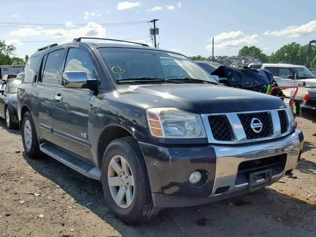 5N1AA08B26N737232 - 2006 NISSAN ARMADA SE BLACK photo 1