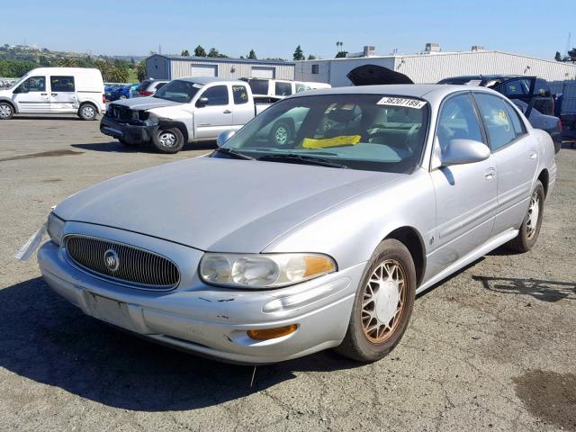 1G4HP54K814202162 - 2001 BUICK LESABRE CU SILVER photo 2