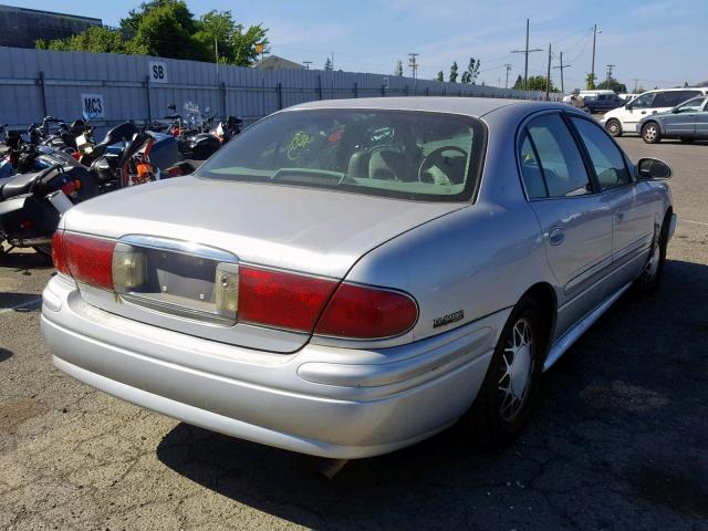 1G4HP54K814202162 - 2001 BUICK LESABRE CU SILVER photo 4