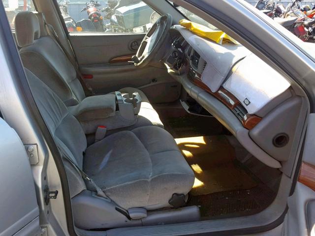 1G4HP54K814202162 - 2001 BUICK LESABRE CU SILVER photo 5