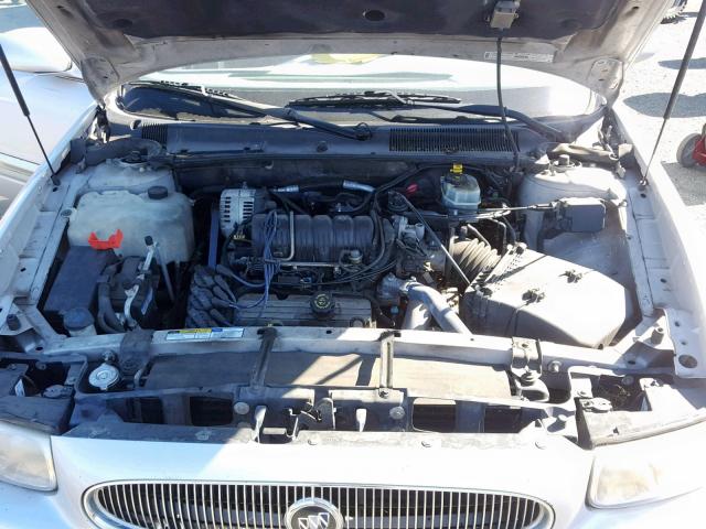 1G4HP54K814202162 - 2001 BUICK LESABRE CU SILVER photo 7