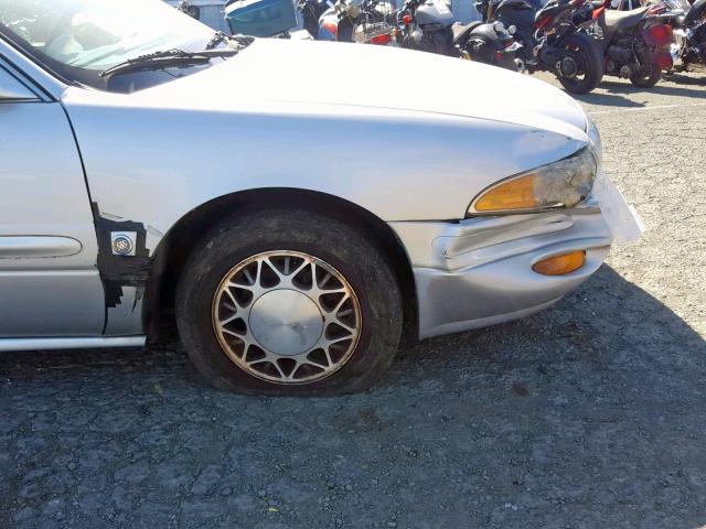 1G4HP54K814202162 - 2001 BUICK LESABRE CU SILVER photo 9