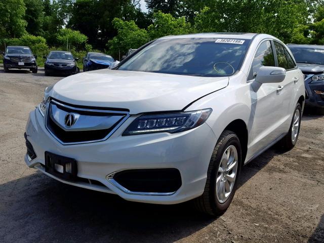 5J8TB4H37JL008854 - 2018 ACURA RDX WHITE photo 2