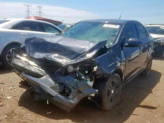 1G1JA5SH0C4180345 - 2012 CHEVROLET SONIC LS GRAY photo 2