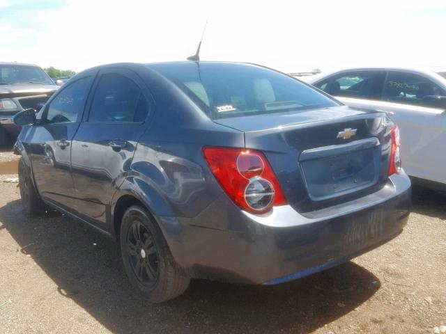 1G1JA5SH0C4180345 - 2012 CHEVROLET SONIC LS GRAY photo 3