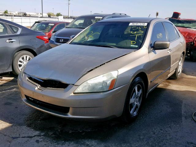 JHMCN36485C010841 - 2005 HONDA ACCORD HYB GOLD photo 2