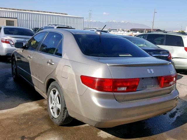 JHMCN36485C010841 - 2005 HONDA ACCORD HYB GOLD photo 3