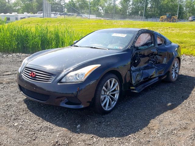 JNKCV64E29M600711 - 2009 INFINITI G37 BASE BLACK photo 2