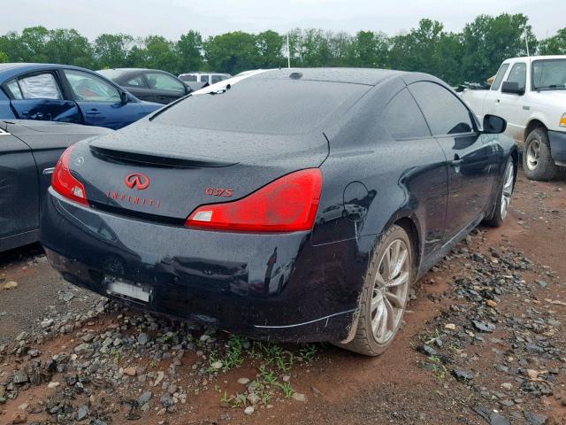 JNKCV64E29M600711 - 2009 INFINITI G37 BASE BLACK photo 4