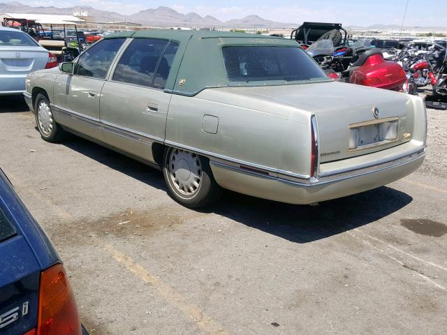 1G6KD52Y2TU258243 - 1996 CADILLAC DEVILLE GREEN photo 3