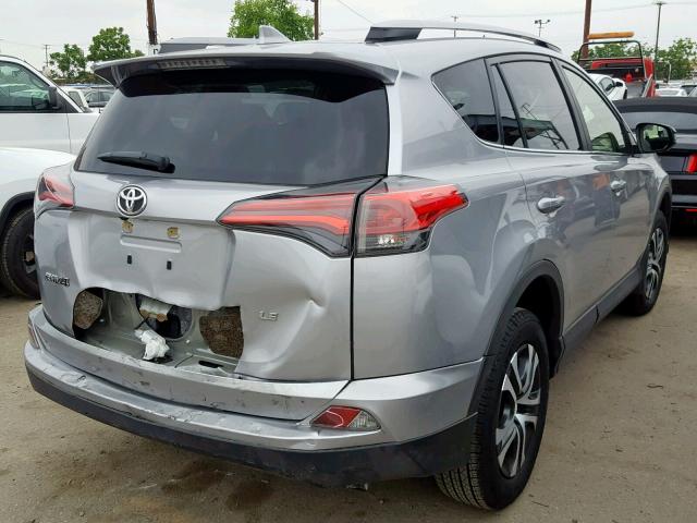 JTMZFREV5JJ159462 - 2018 TOYOTA RAV4 LE SILVER photo 4