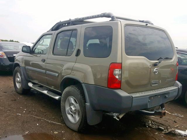 5N1ED28Y52C541218 - 2002 NISSAN XTERRA XE BROWN photo 3