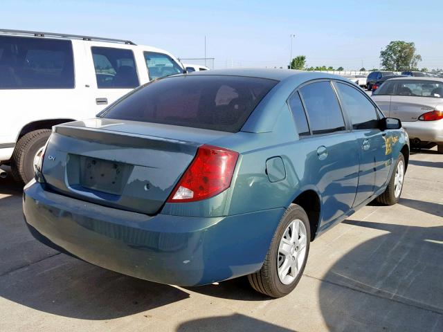 1G8AZ55F66Z148334 - 2006 SATURN ION LEVEL GREEN photo 4