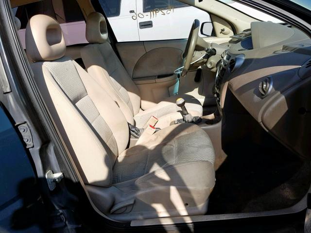 1G8AZ55F66Z148334 - 2006 SATURN ION LEVEL GREEN photo 5