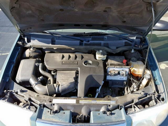 1G8AZ55F66Z148334 - 2006 SATURN ION LEVEL GREEN photo 7