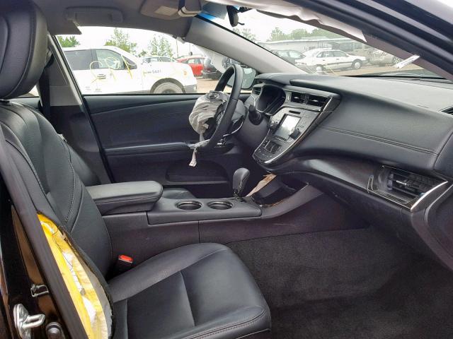 4T1BK1EB9JU271700 - 2018 TOYOTA AVALON XLE BLACK photo 5