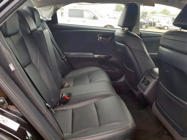 4T1BK1EB9JU271700 - 2018 TOYOTA AVALON XLE BLACK photo 6
