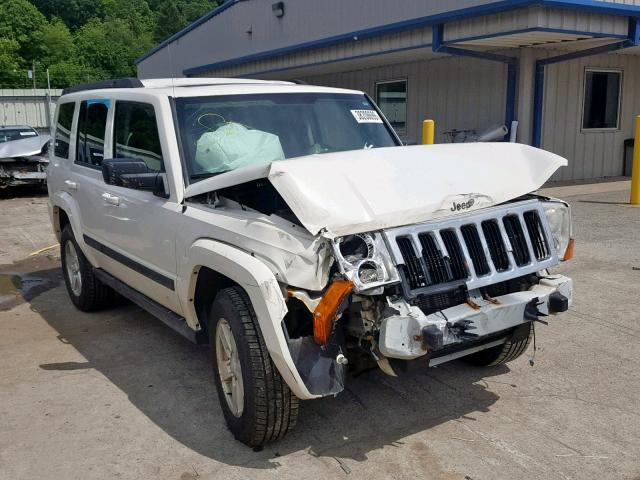 1J8HG48K58C125123 - 2008 JEEP COMMANDER WHITE photo 1