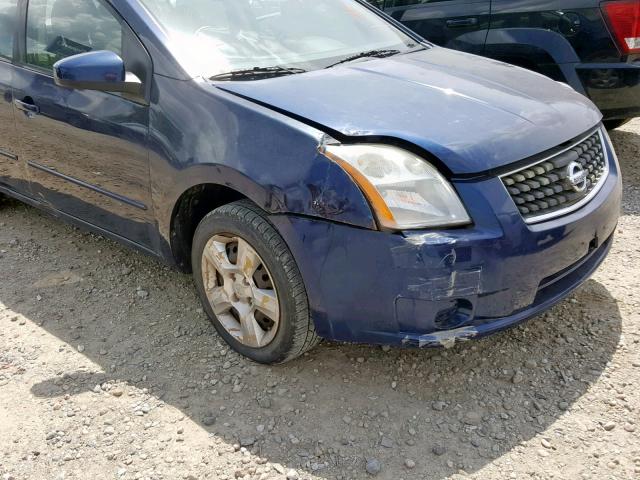 3N1AB61E47L675281 - 2007 NISSAN SENTRA 2.0 BLUE photo 9