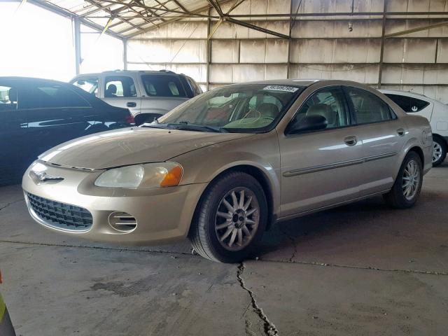 1C3EL46U61N688349 - 2001 CHRYSLER SEBRING LX BEIGE photo 2