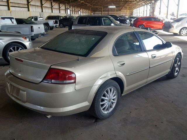 1C3EL46U61N688349 - 2001 CHRYSLER SEBRING LX BEIGE photo 4