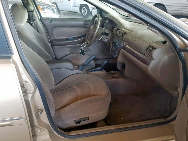 1C3EL46U61N688349 - 2001 CHRYSLER SEBRING LX BEIGE photo 5