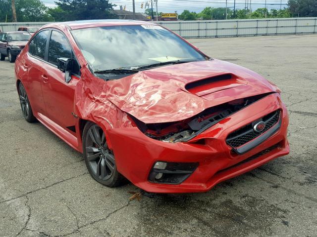 JF1VA1E65G9828434 - 2016 SUBARU WRX PREMIU RED photo 1