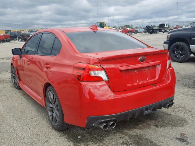 JF1VA1E65G9828434 - 2016 SUBARU WRX PREMIU RED photo 3