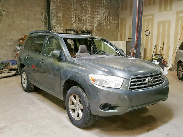 JTEES41A882059078 - 2008 TOYOTA HIGHLANDER GREEN photo 1