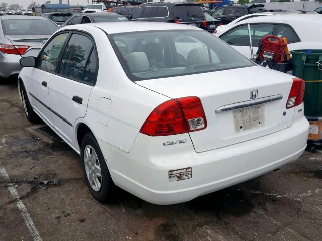 2HGES16193H586365 - 2003 HONDA CIVIC DX WHITE photo 3