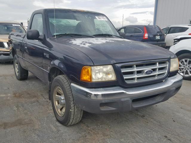 1FTYR10C21TA04334 - 2001 FORD RANGER BLUE photo 1