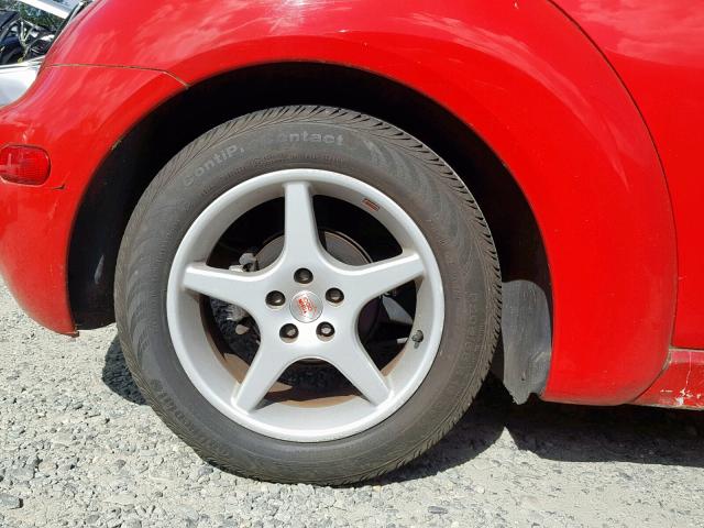 3VWCA21C6XM400955 - 1999 VOLKSWAGEN NEW BEETLE Qırmızı foto 9