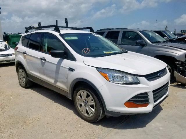 1FMCU0F72FUC81401 - 2015 FORD ESCAPE S WHITE photo 1