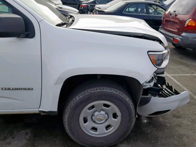 1GCHSBEA8J1318275 - 2018 CHEVROLET COLORADO WHITE photo 9