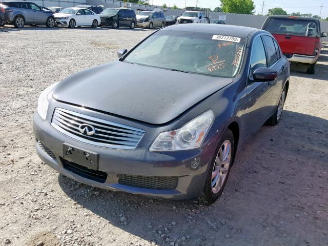 JNKCV61F99M356925 - 2009 INFINITI G37 GRAY photo 2