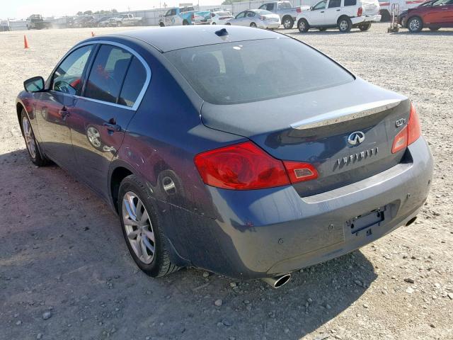 JNKCV61F99M356925 - 2009 INFINITI G37 GRAY photo 3